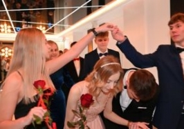 Studniówka uczniów Technikum im. Augustyna Szpręgi w Malachinie